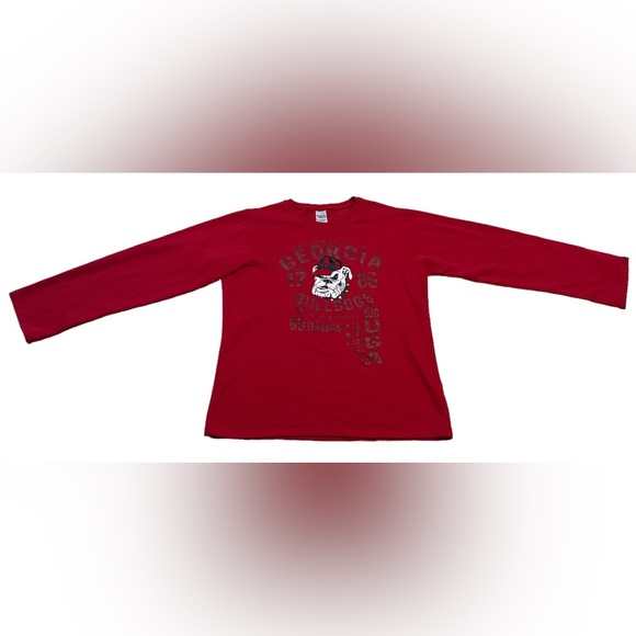 Creative Apparel University Of Georgia Bulldogs 1785 Men’s Red Graphic Tee 2XL - Picture 3 of 6